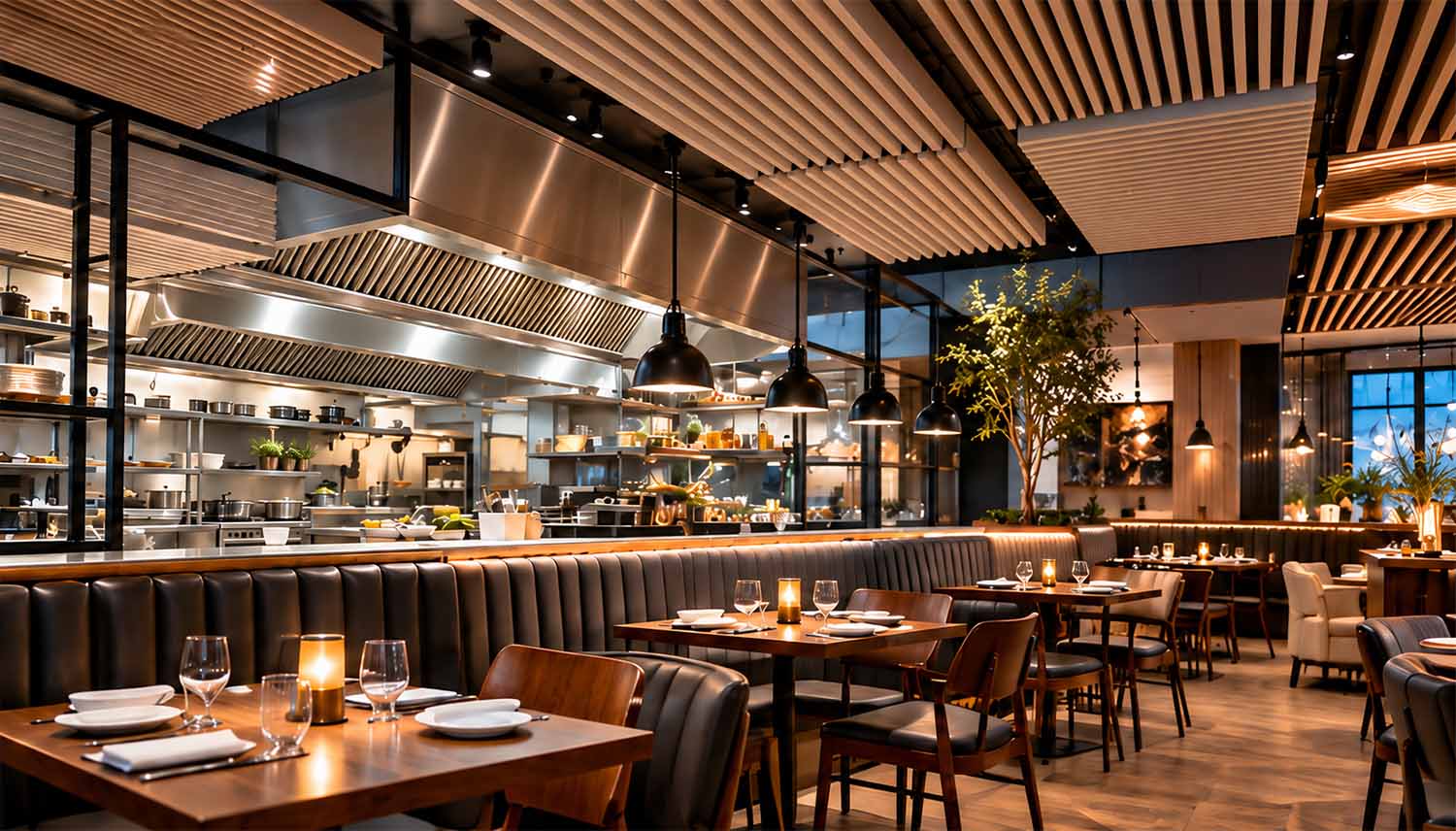 Acoustics & Sound Attenuation in Open-Kitchen Restaurant Layouts